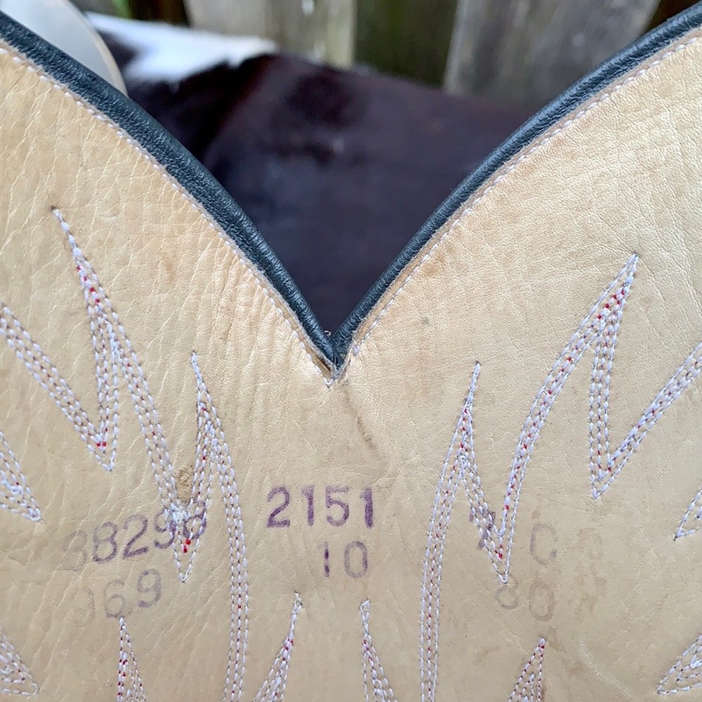 RALPH LAUREN Rare Vintage Lizard Exotic Leather Cowboy Cowgirl Western Boots 7 C - Picture 8 of 15